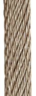 18 x 7 stainless steel wire ropes